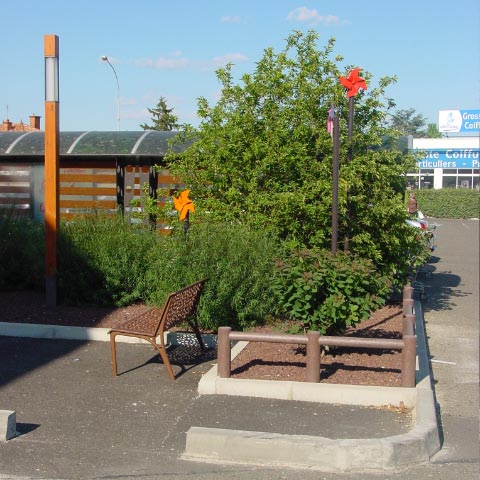 Végétation et mobilier