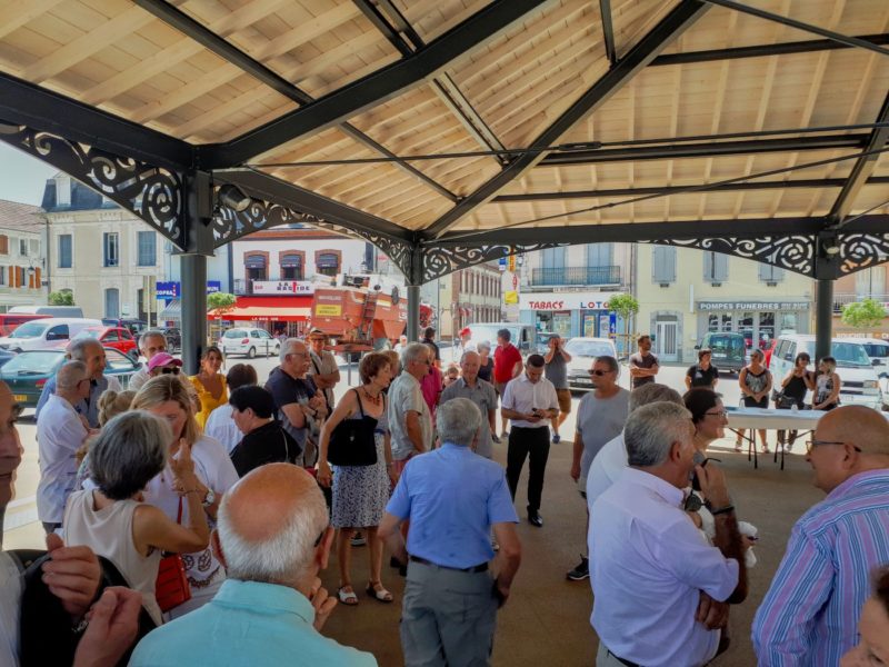 Inauguration dans la halle nouvelle