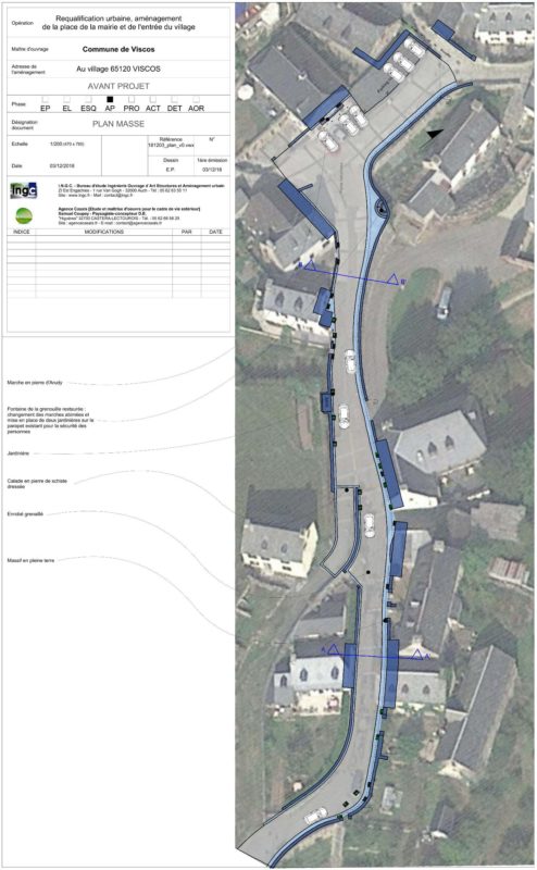 Plan masse Avant Projet