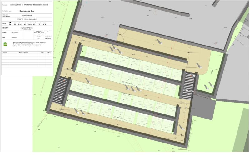 Plan masse AVP nouveau cimetière